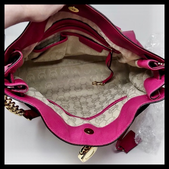 NEW! Michael Kors Large Hamilton Leather - Picture 7 of 8